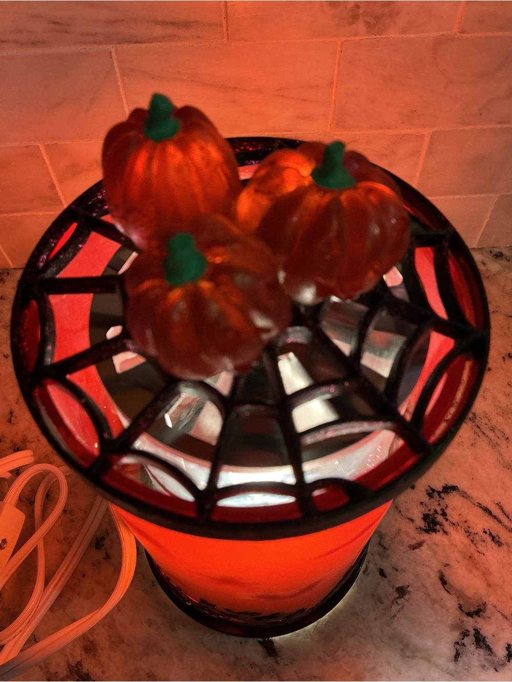 Vintage 1990 Avon Halloween Motion Lamp Spooky Lights Spinning Projection Tested - Picture 4 of 7